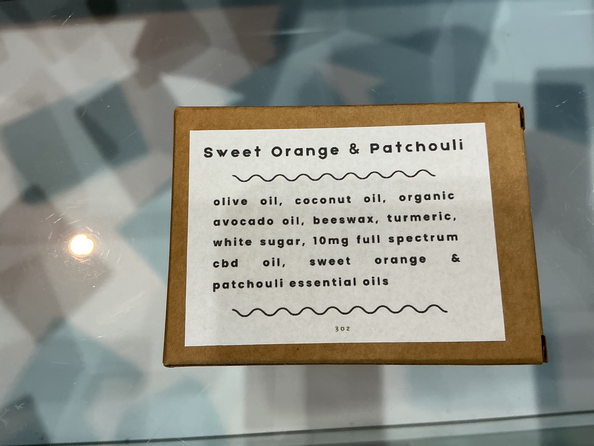 C.R. CBD Infused Soap / Sweet Orange & Patchouli